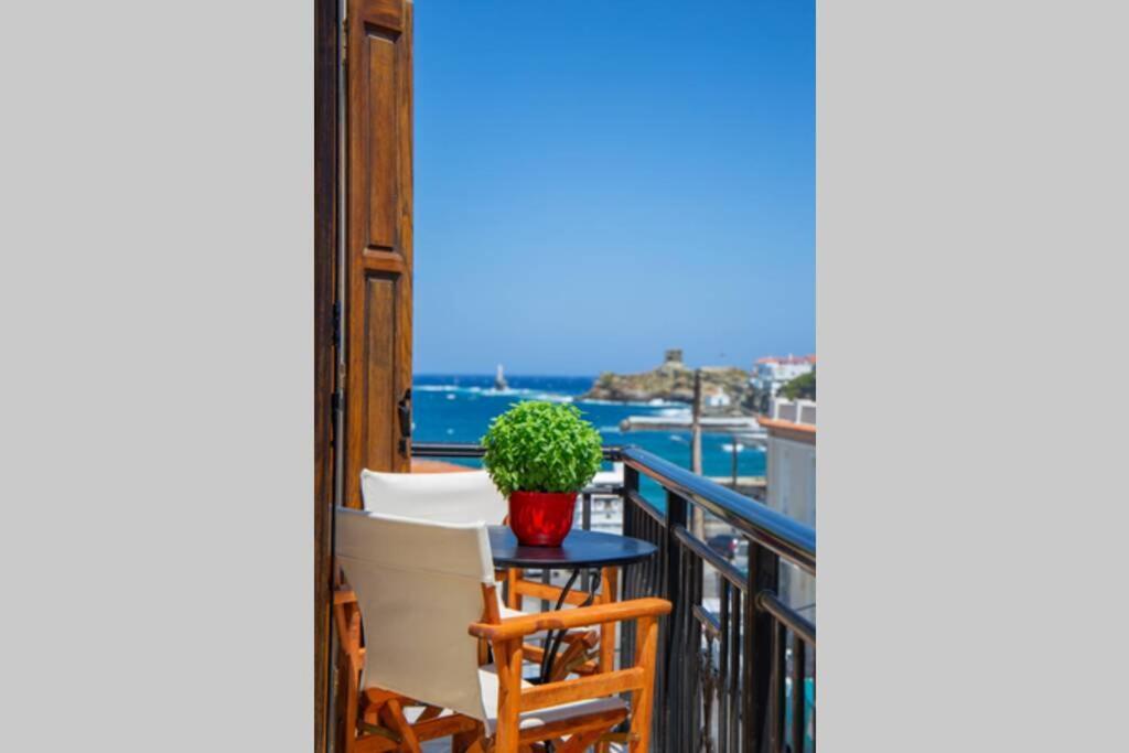Seaview Stylish Flat In Andros - Walk To Beach Extérieur photo